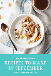 Recipes to Make in September