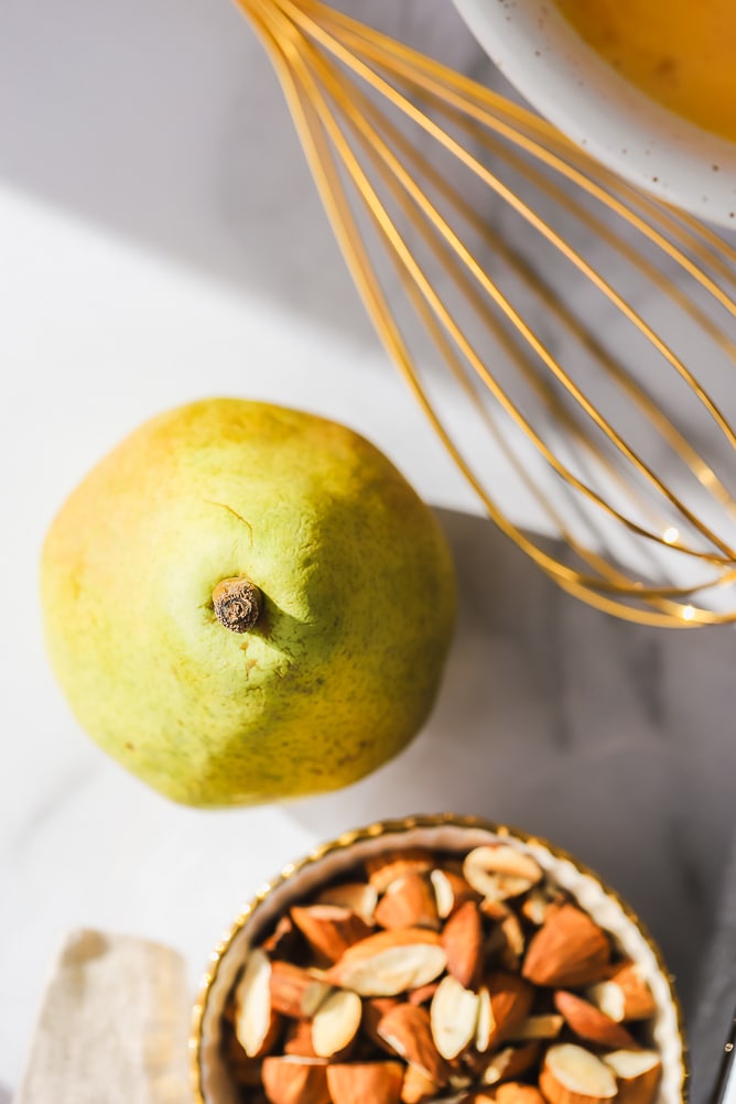 Spiced Pear Baked French Toast