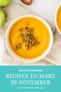 Recipes to Make in November