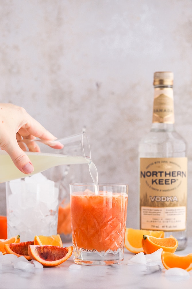 Citrus Vodka Crush Cocktail 