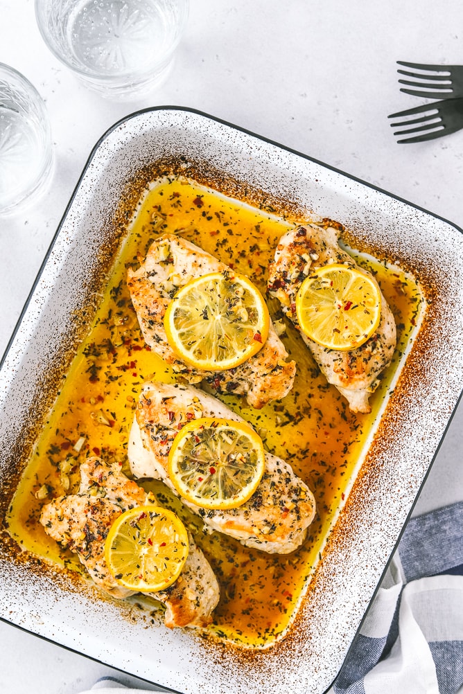 Easy Healthy Baked Lemon Chicken