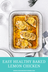 Easy Healthy Baked Lemon Chicken