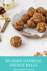 No Bake Oatmeal Energy Balls