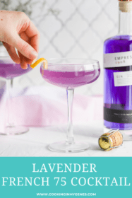 Lavender French 75 Cocktail