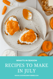 Recipes to make in July