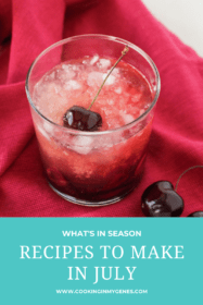 Recipes to make in July