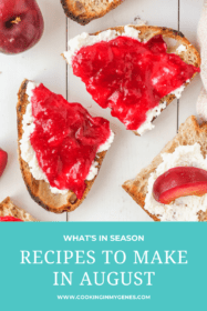 Recipes to cook in august
