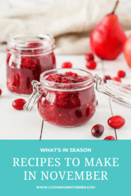 Seasonal November Recipes