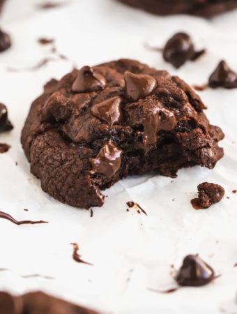 Chewy Chocolate Brownie Cookies