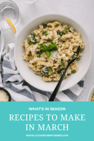 Recipes to cook in March