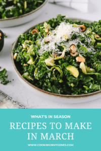 Recipes to cook in March