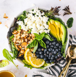 Blueberry Summer Greens Salad