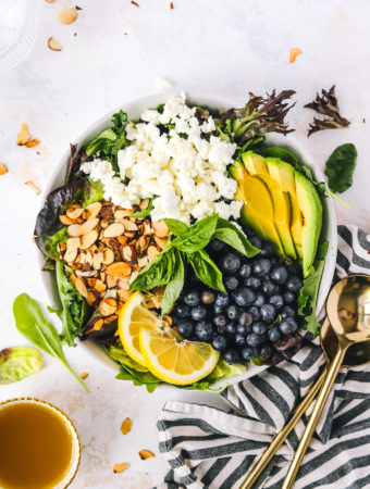 Blueberry Summer Greens Salad