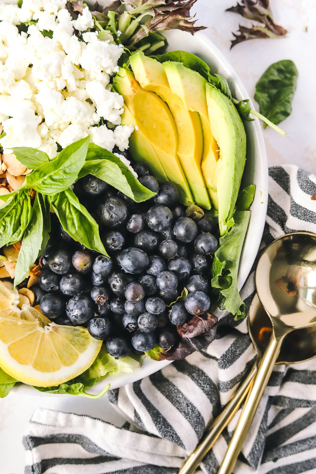 Blueberry Summer Greens Salad