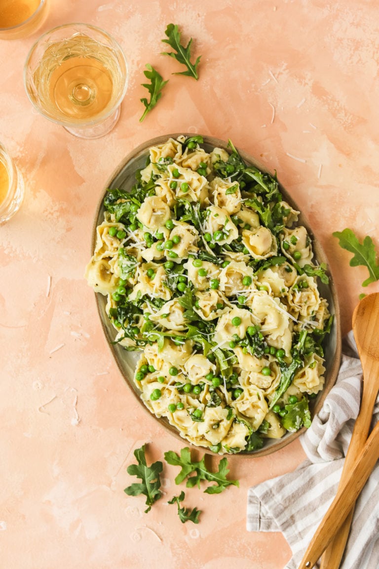 a bright and fresh easy summer pasta salad