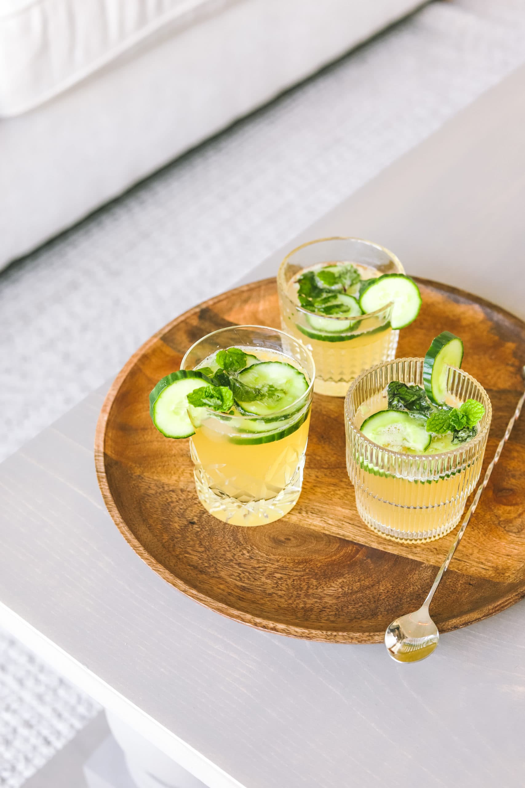 Cucumber Cider Smash Cocktail