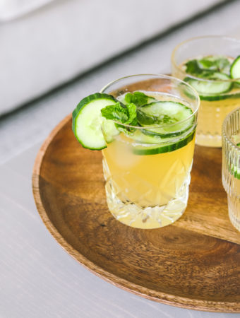Cucumber Cider Smash Cocktail