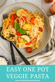 Easy one pot veggie pasta recipe