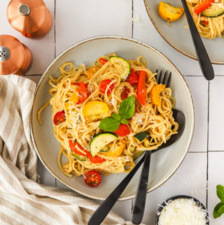 Easy one pot veggie pasta recipe