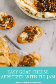 goat cheese dip on crostini