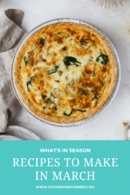 spinach, bacon and mushroom quiche