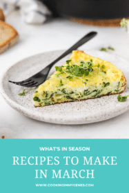 Spring greens frittata