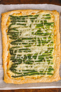 full puff pastry asparagus tart
