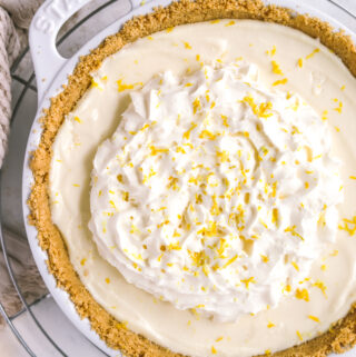 Easy No Bake 3 Ingredient Lemon Icebox Pie Recipe