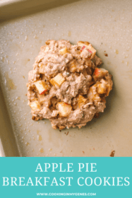 single apple cookie