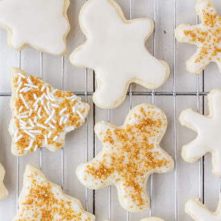 shortbread cookies with icing