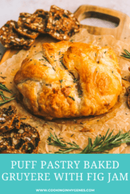 side angle of puff pastry baked