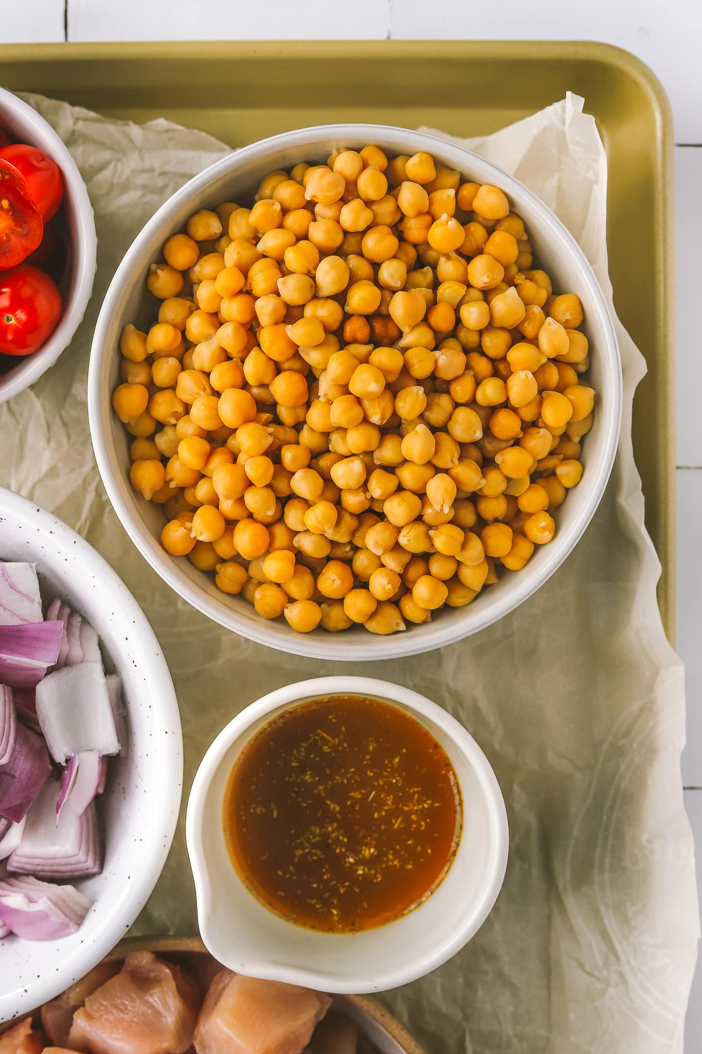 chickpeas in a bowl