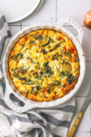 cooked crustless quiche