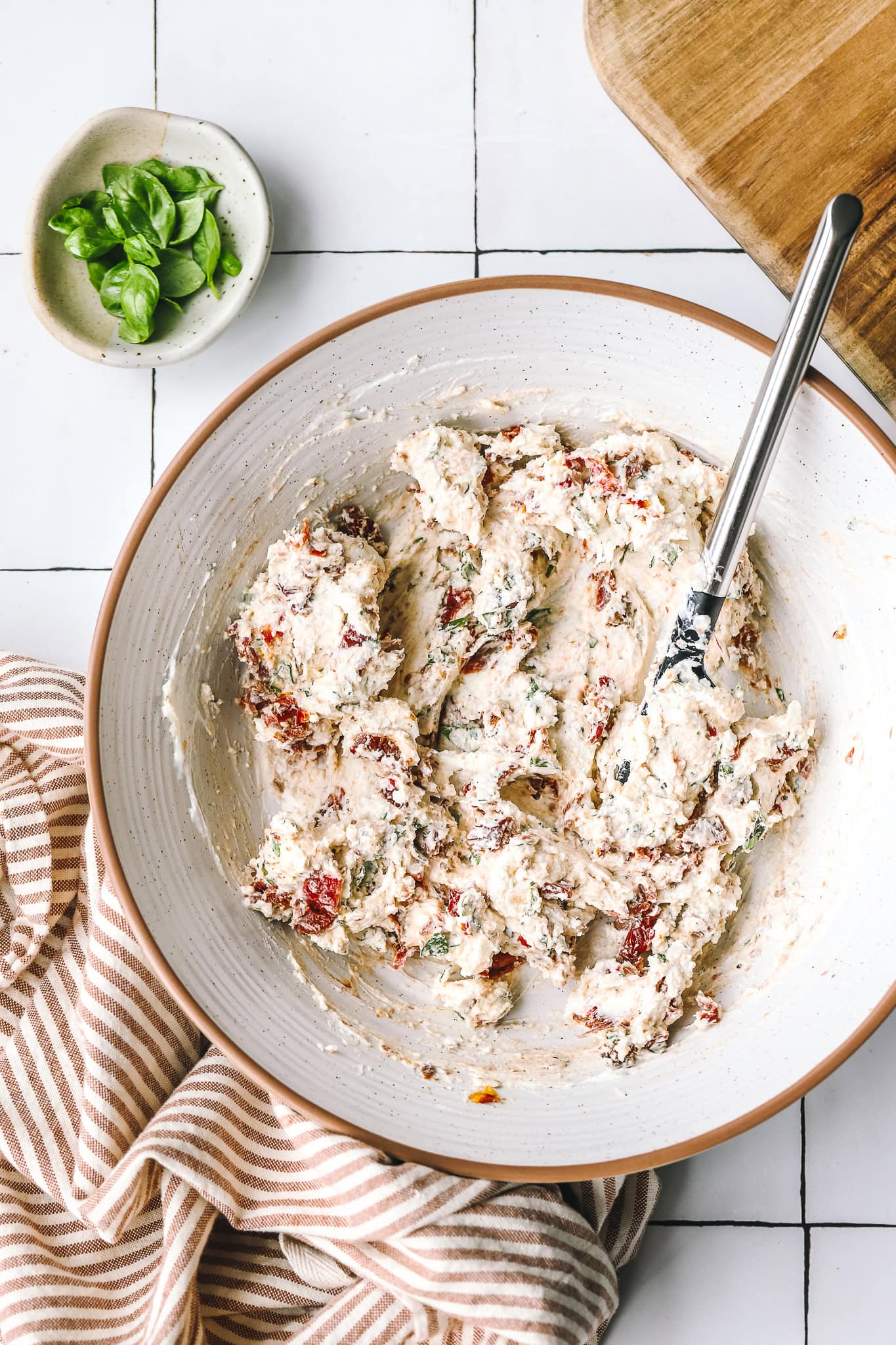 dip mixed in a bowl
