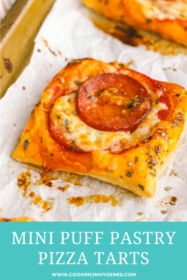 hot honey drizzled on a pizza tart