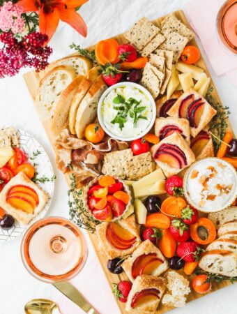 brunch sharing board for Mother's Day brunch
