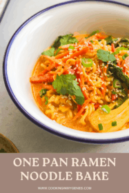 side angle of ramen noodles and vegetables in a bowl