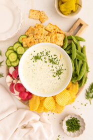Easy Pepperoncini Ranch Dip Appetizer Recipe Easy Pepperoncini Ranch Dip Appetizer Recipe | cookinginmygenes.com