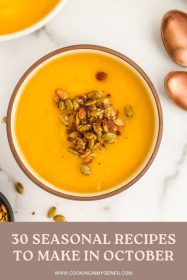 butternut squash apple soup in a bowl