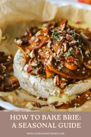 apple cinnamon baked brie