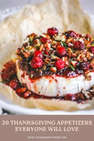 cranberry baked brie for a Thanksgiving appetizer